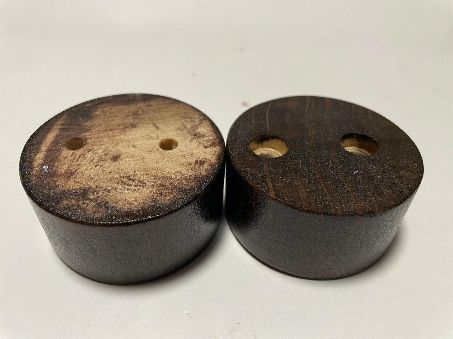 Set of 4 Cylinder Style 1" to 6" Tall x 2", 2-3/8" and 3" Diameter Legs with Std 5/16" Hanger Bolts Protruding 1"