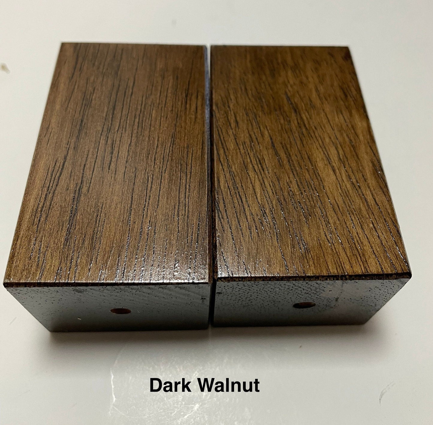 Set of 2 Legs Wood Block Leg Raisers 2" or 3" tall with Countersunk Screw Hole Made for Ikea Shoe Cabinets