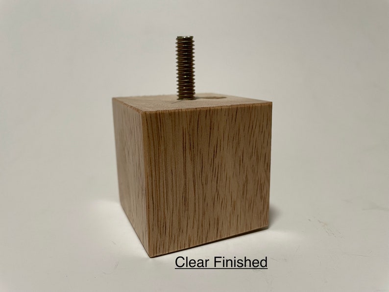 Set of 4 Legs Square Block Feet